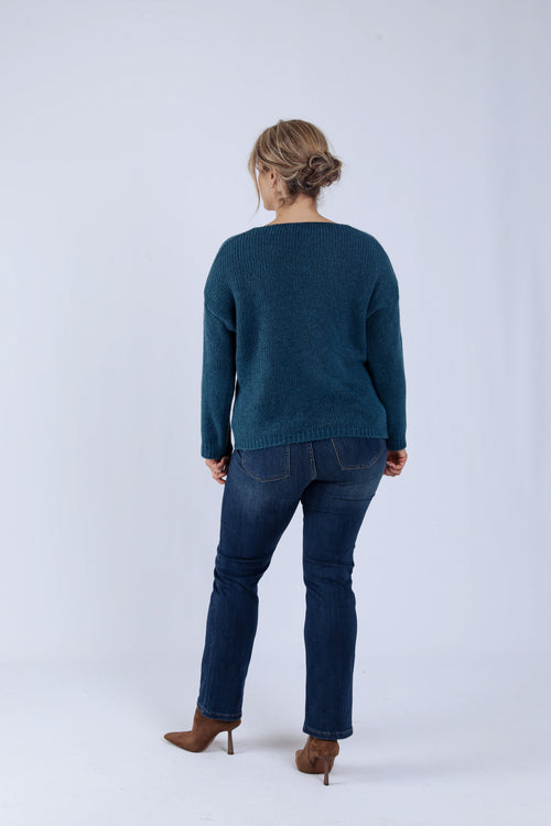 Pull imprimé arbre de vie-Paprika-1