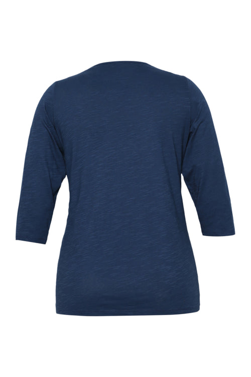 T-shirt en coton uni Enjoy-Paprika-1