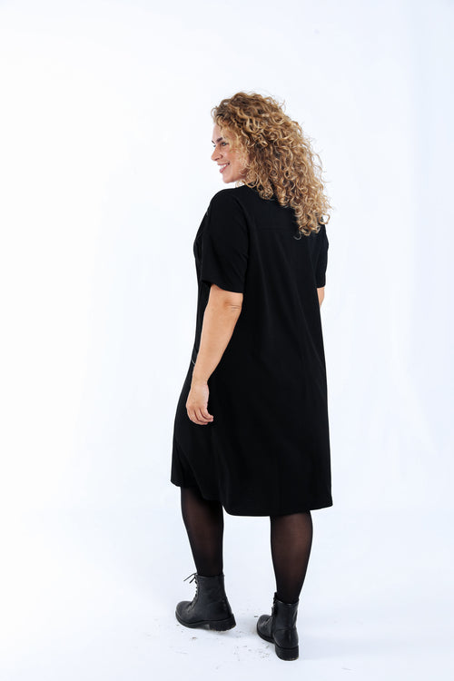 Robe courte unie-Paprika-2