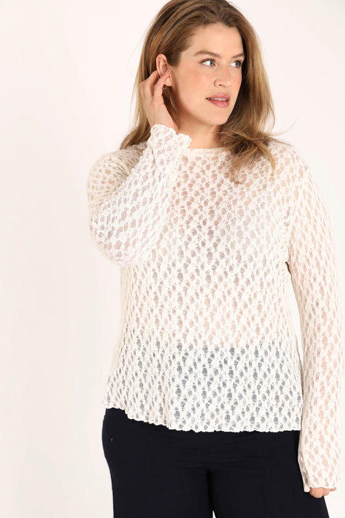 T-shirt van kant-Paprika-1