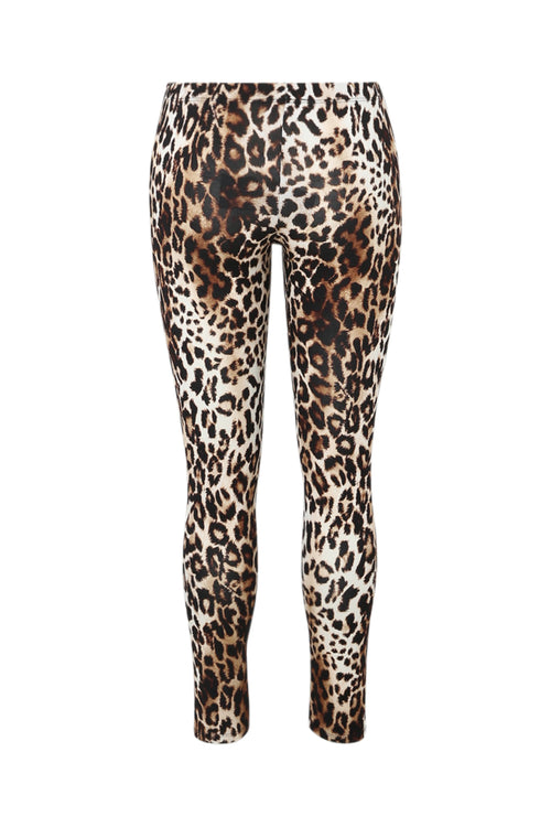 Legging in viscose met luipaardprint-Paprika-11