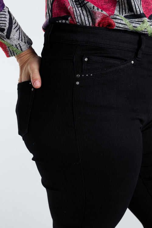 Pantalon slim Louise L32-Paprika-4