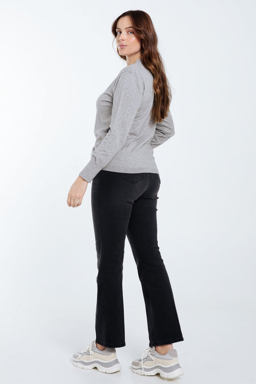 Effen cardigan-Paprika-2