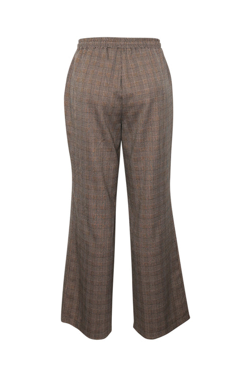 Pantalon à carreaux avec lurex-Paprika-2