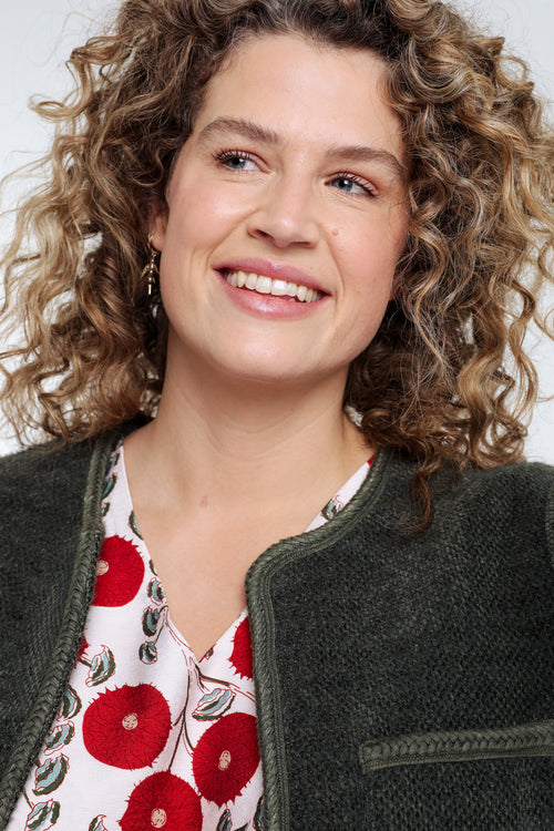 Effen nette jas-Paprika-4