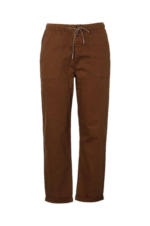 Effen katoenen chino-Paprika-10
