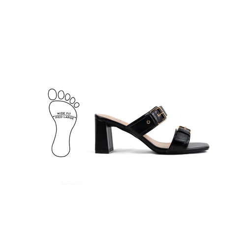 Mules pieds larges H - Modèle Iza-Paprika-4