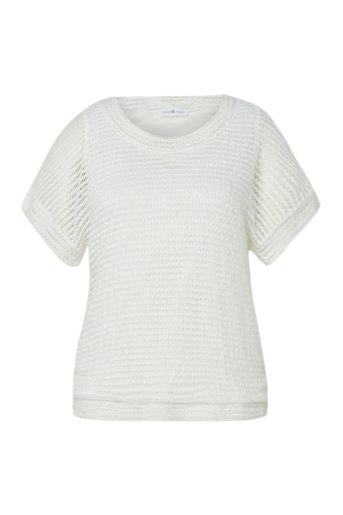 T-shirt met een enkelvoudige stof-Paprika-10