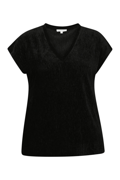 T-shirt en velours-Paprika-1
