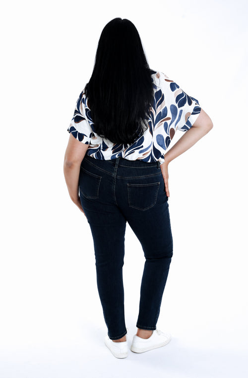 Slim fit jeans Louise L30-Paprika-2