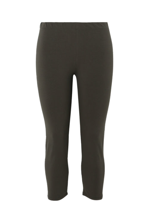 3/4 legging van biologisch katoen-Paprika-4