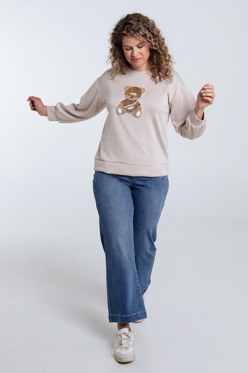 Sweater met een teddybeer-Paprika-8