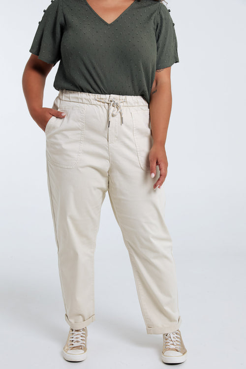Lichte katoenen chino broek-Paprika-3