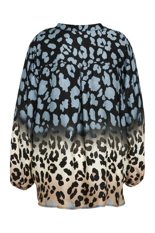 Viscose blouse met dierenprint-Paprika-11