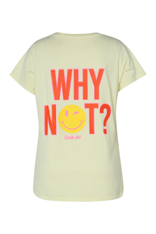 T-shirt van katoen met smile-print-Paprika-11