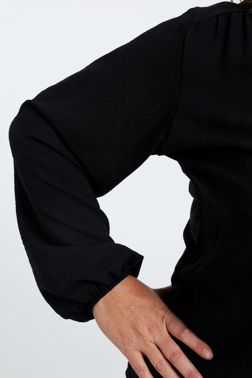 Effen T-shirt met lurex en juweel-Paprika-4