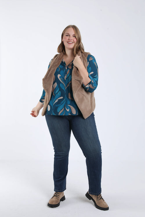 Jasje van nepbont-Paprika-5