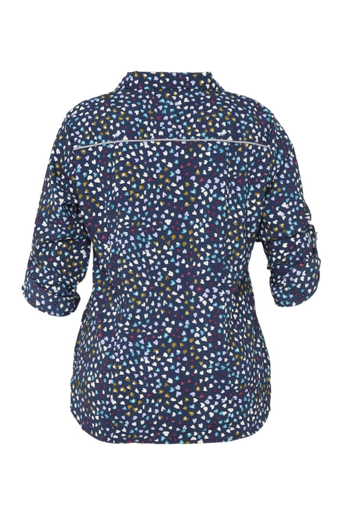 Chemise gaufrée cœurs-Paprika-11