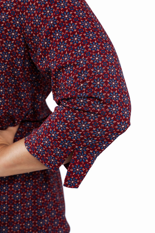 Blouse met grafische print-Paprika-5