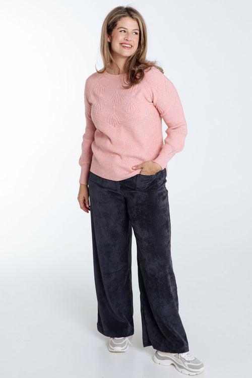 Trui met ronde hals-Paprika-9