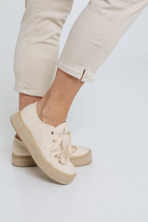 Effen slim 3/4-jegging 