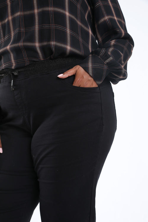 Effen rechte Jegging Lolly-Paprika-4