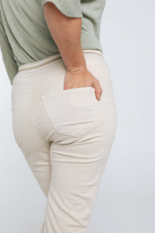 Effen slim 3/4-jegging 