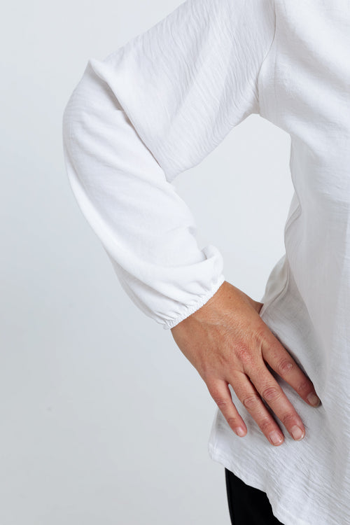 Effen T-shirt met lurex en juweel-Paprika-6