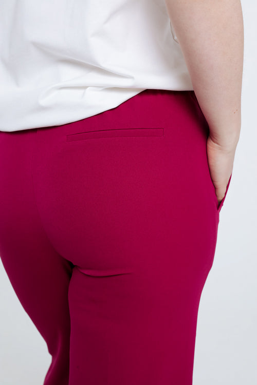 Pantalon fluide avec pli-Paprika-6