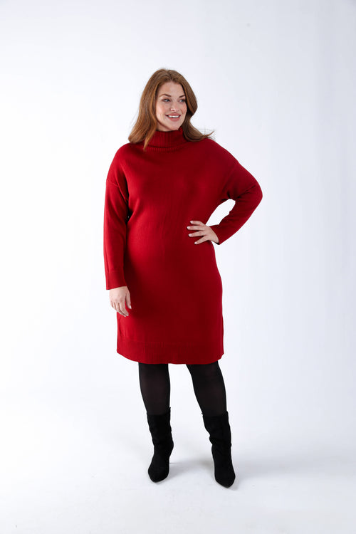 Effen trui-jurk-Paprika-2