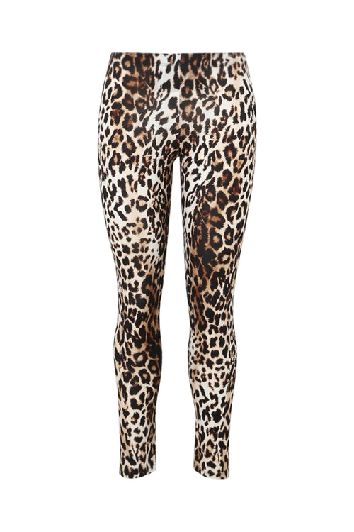 Legging in viscose met luipaardprint-Paprika-10
