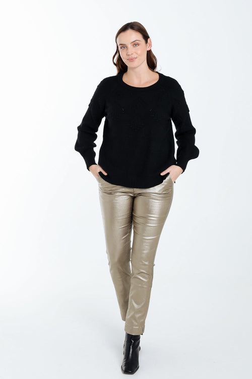 Pul à col rond-Paprika-7