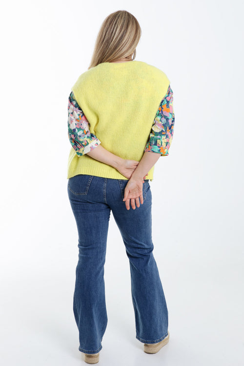 Effen mouwloos vest-Paprika-2