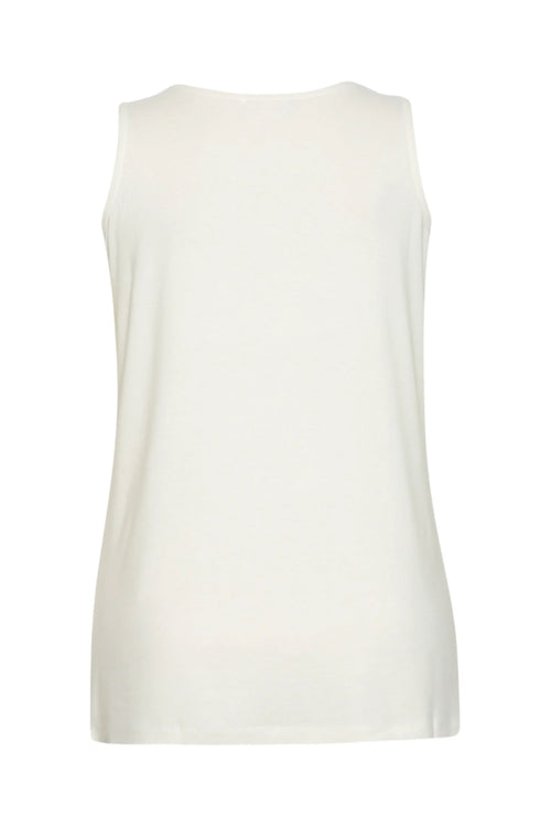 Effen tanktop van viscose-Paprika-6