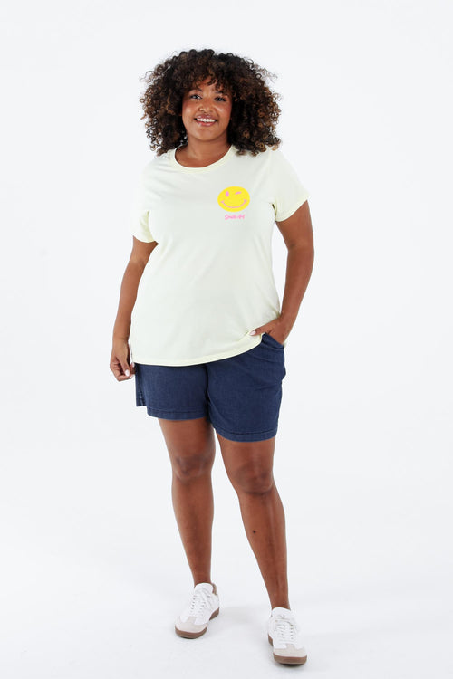 T-shirt van katoen met smile-print-Paprika-8
