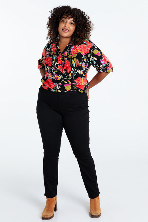 Slim, effen jegging 