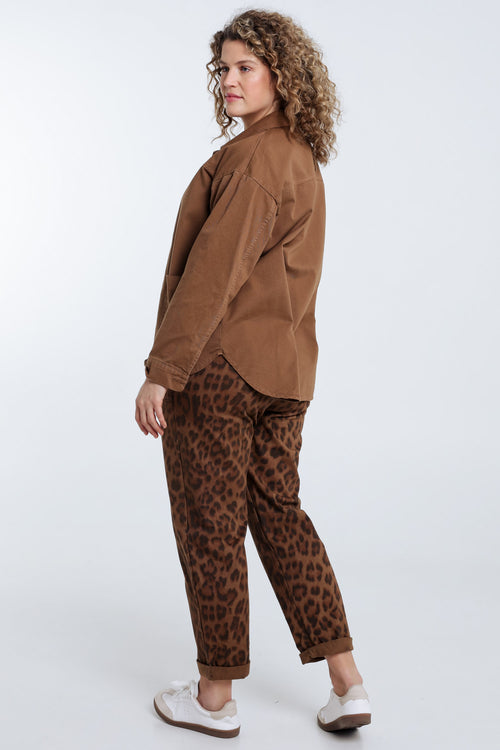 Effen jeansjas-Paprika-2