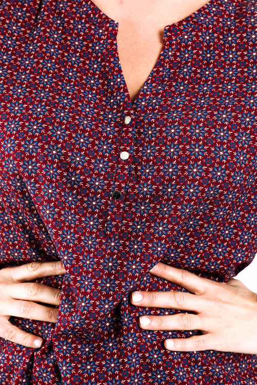 Blouse met grafische print-Paprika-4