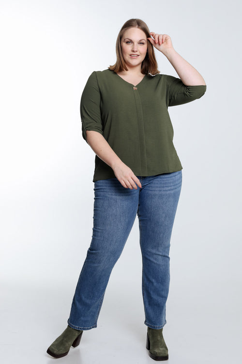 Effen blouse-Paprika-9