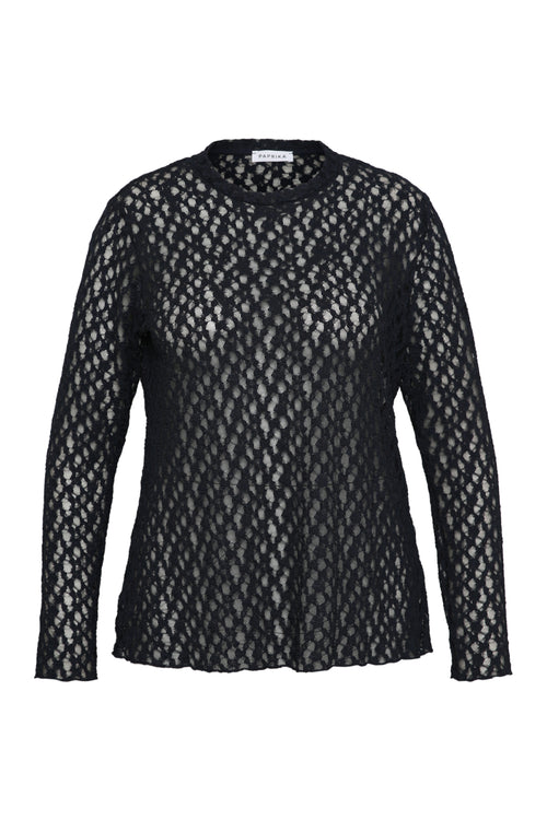 T-shirt en dentelle-Paprika-9