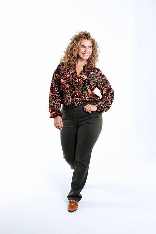 Rechte broek Mia L 32-Paprika-7