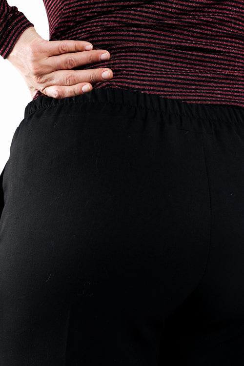 Pantalon large à plis uni-Paprika-6