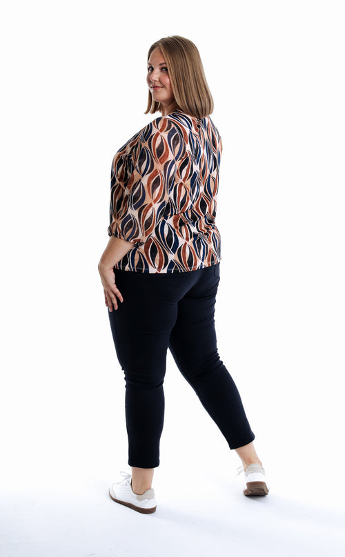 T-shirt met grafische print-Paprika-2