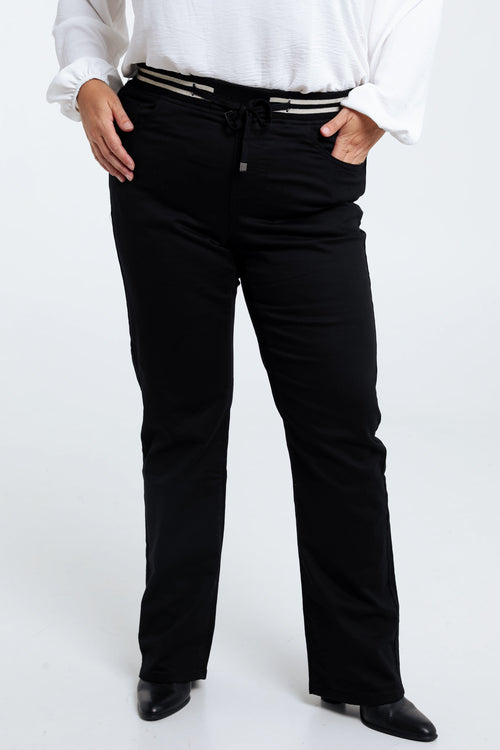 Rechte, effen jegging 