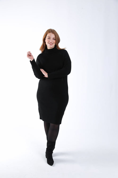 Robe pull unie-Paprika-6