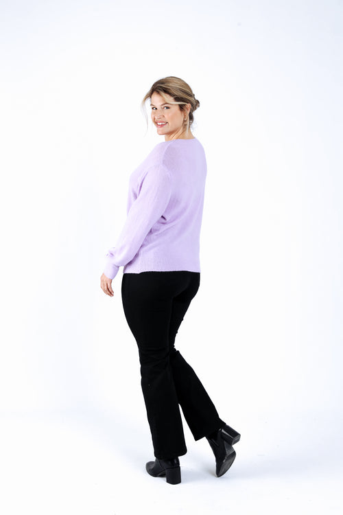 Effen cardigan-Paprika-2