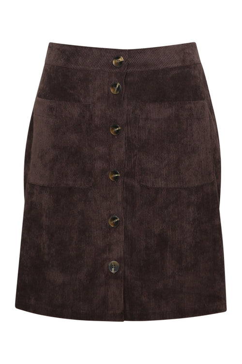 Korte rok van fluweel-Paprika-2