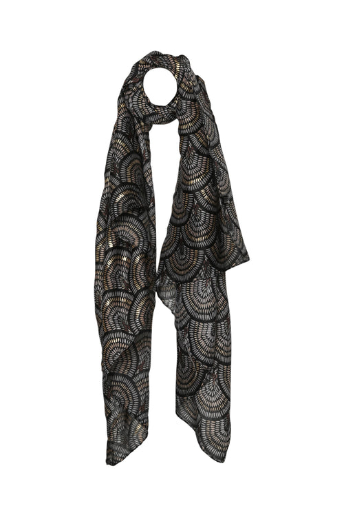 Foulard imprimé graphique avec foil-Paprika-1