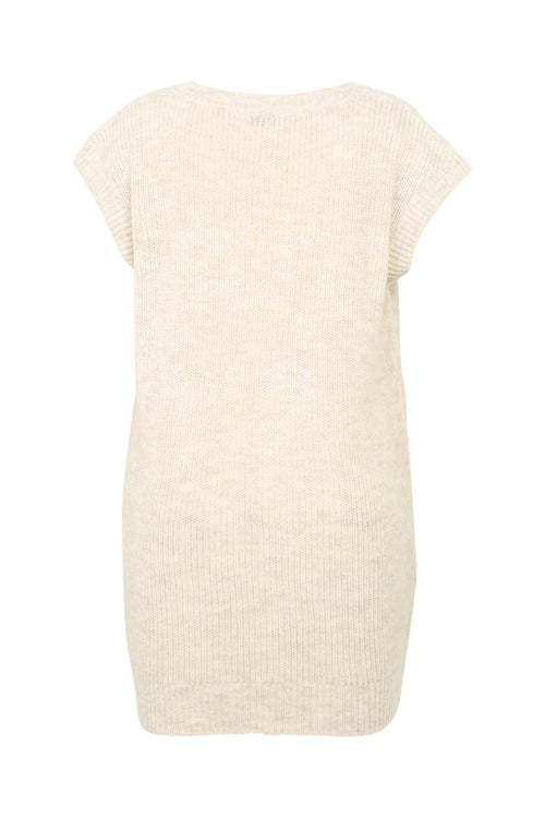 Lange, effen tuniek zonder mouwen-Paprika-11