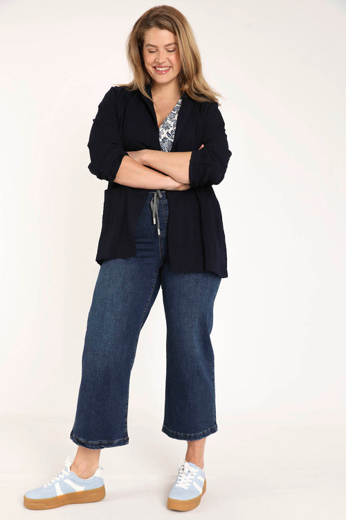 Jegging wijd Lolly 7/8 in denim-Paprika-7